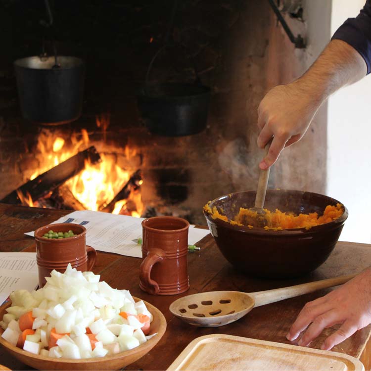 Cooking in the Hearth Kitchen