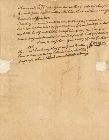 George Mason to John Mason, September 10, 1792, page 3