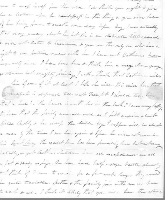 Margaret Barnes, letter 1833, page 3